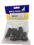 Chair Ferrules 5/8" Blk/Rubber 10pc